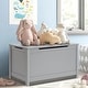 preview thumbnail 1 of 18, Toy Box Toy Storage Chest Bench with Safety Hinged Lid for Ages 3+ Grey