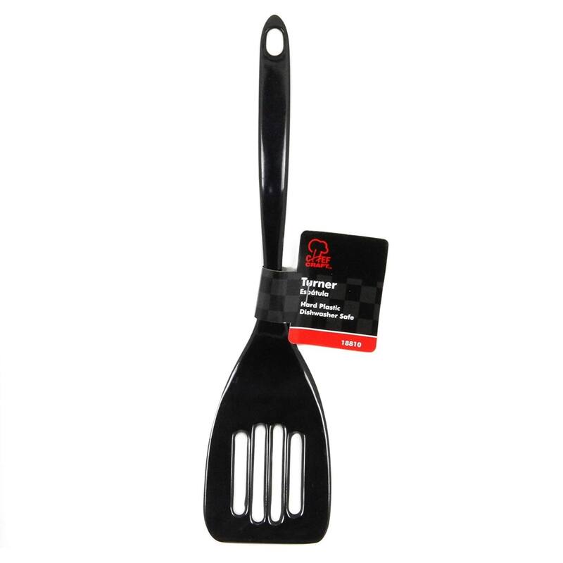 Chef Craft 11" Long Melamine Slotted Turner Spatula Kitchen Utensil