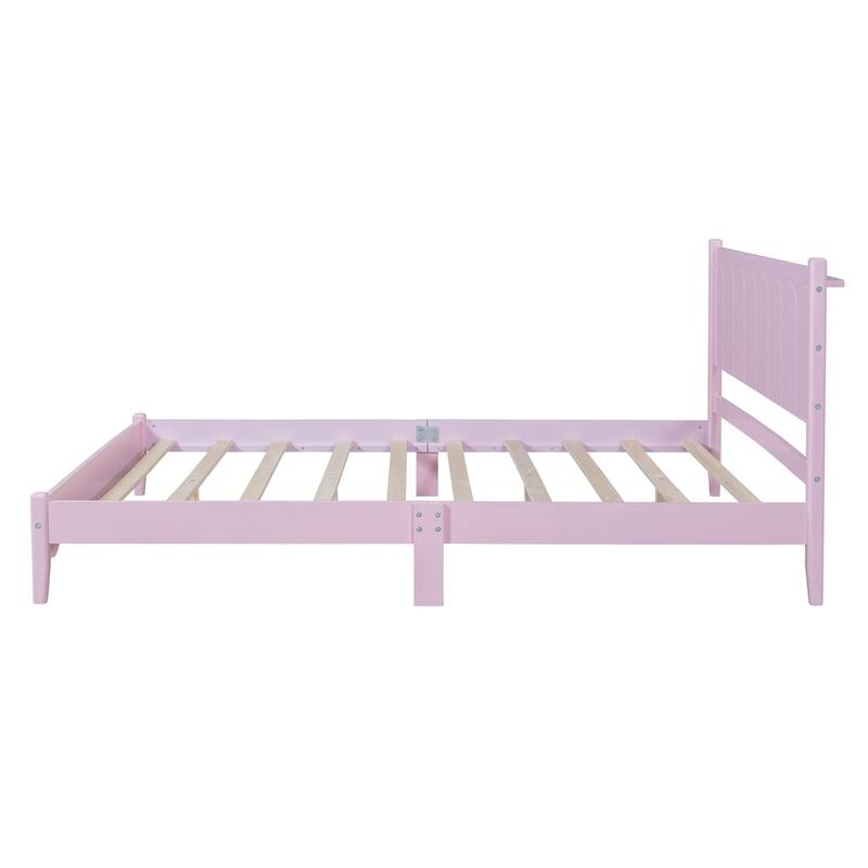 Vintage Style Platform Bed Frame