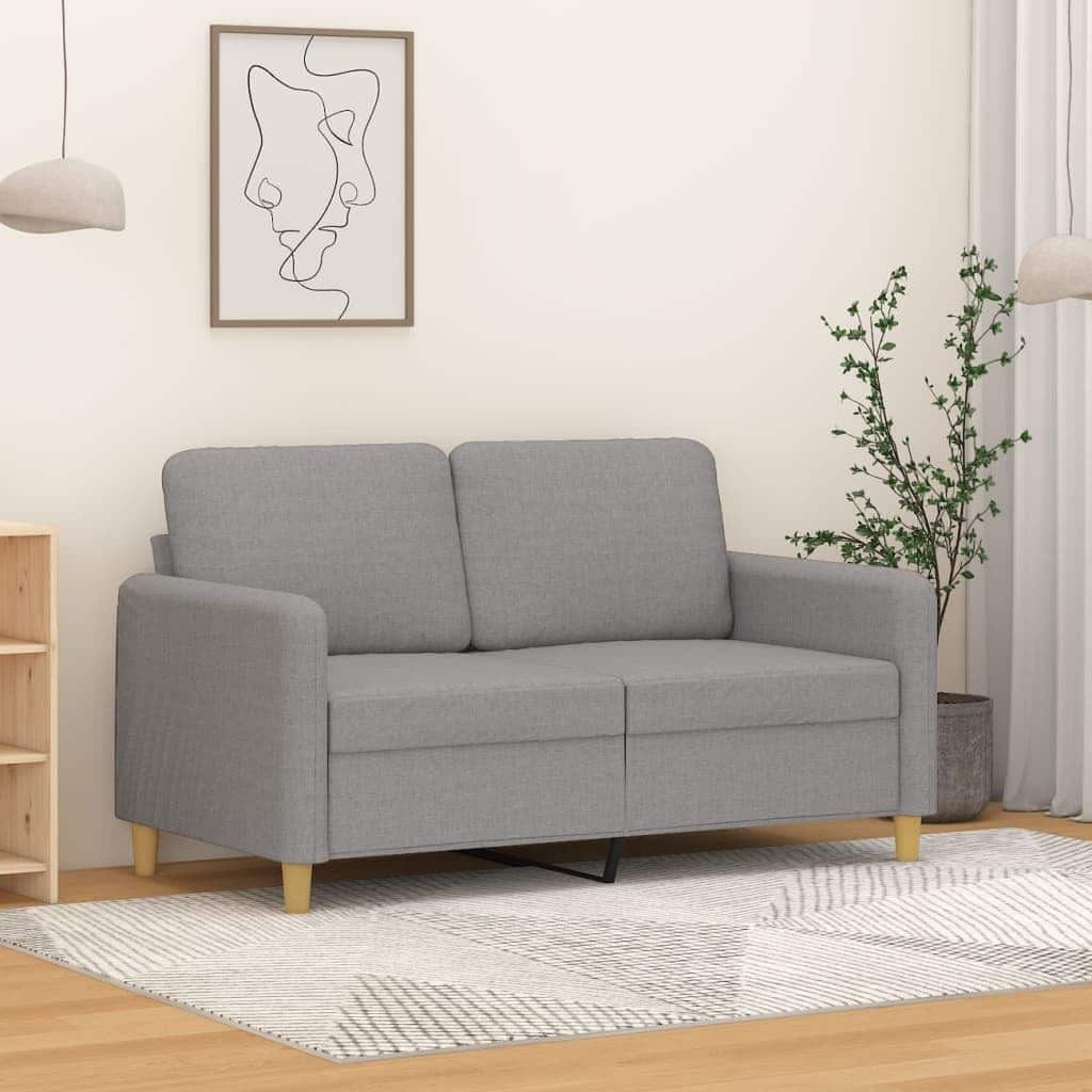 vidaXL Sofa Chair Living Room Accent Upholstered Chair with Armrest Fabric