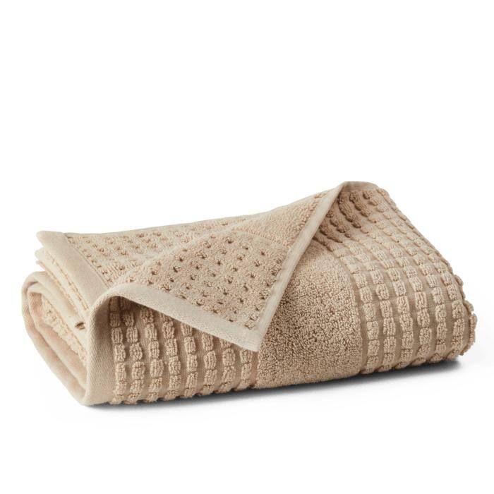 JUNA Check Towels, Sand
