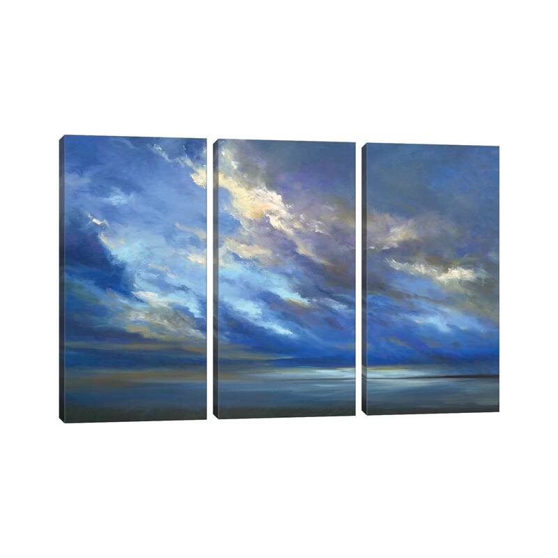 iCanvas "Coastal Sky II" by Sheila Finch 3-Piece Canvas Wall Art Set