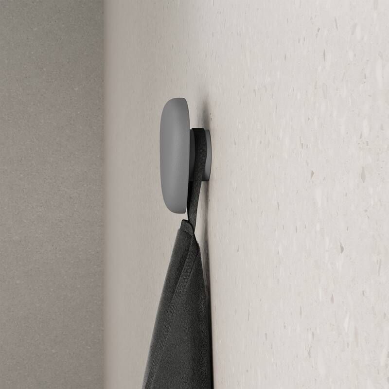 Plaisir Concrete Bathroom Robe Hook In Gray