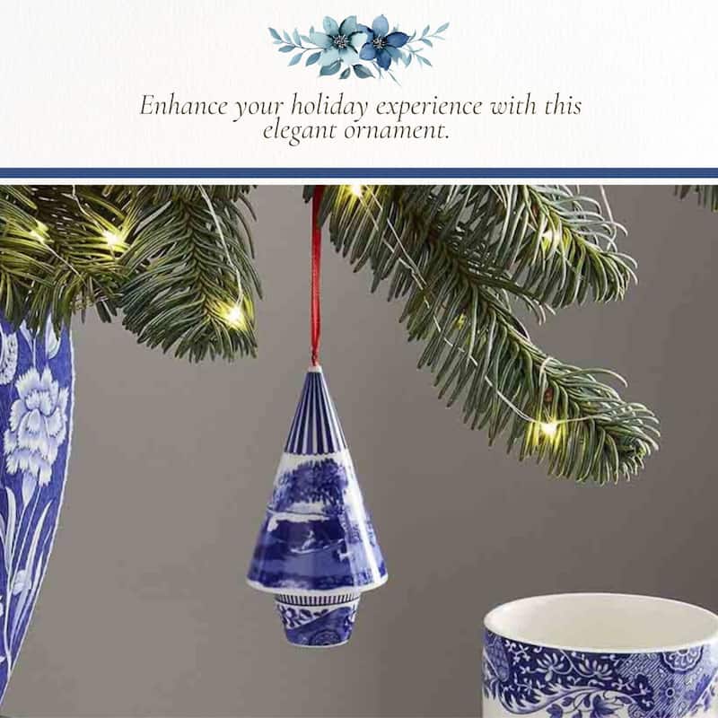 Spode Blue Italian Tree Ornament