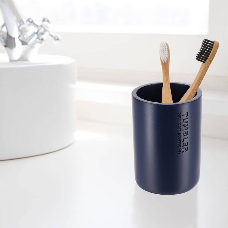 Modern Bathroom Tumbler, Minimalist Design Toothbrush Holder, Versatile Home Organizer