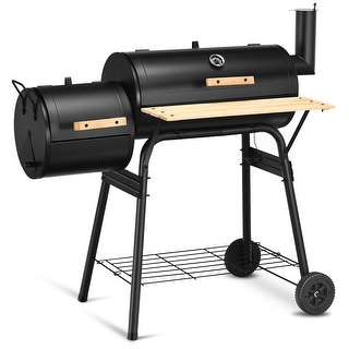 Shop Costway Outdoor Bbq Grill Charcoal Barbecue Pit Patio