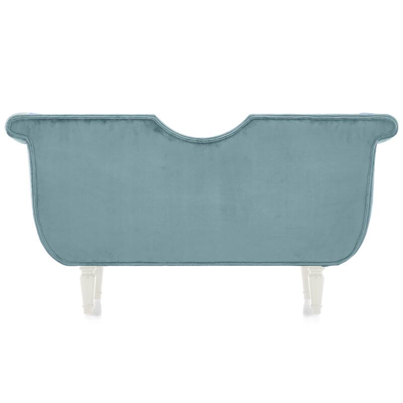 Christopher Knight Home - Velvet Bench with Nailhead Trim & Curved Arms