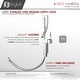 preview thumbnail 13 of 13, Vanessa Single Handle 17 1/2" Polished Chrome Vessel Bathroom Faucet