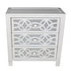 preview thumbnail 23 of 28, Silver Orchid Fonda Glam Mirrored Cutout 3-drawer Chest