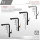 preview thumbnail 25 of 54, STYLISH Latina Single Handle Pull Down Kitchen Faucet