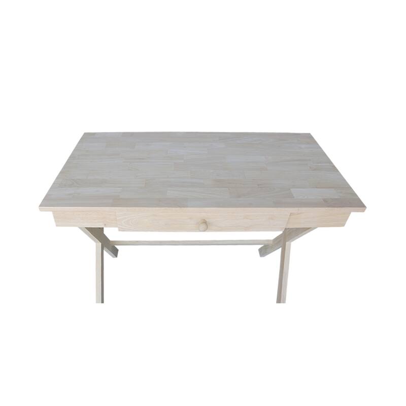 Cross Leg Solid Wood Desk