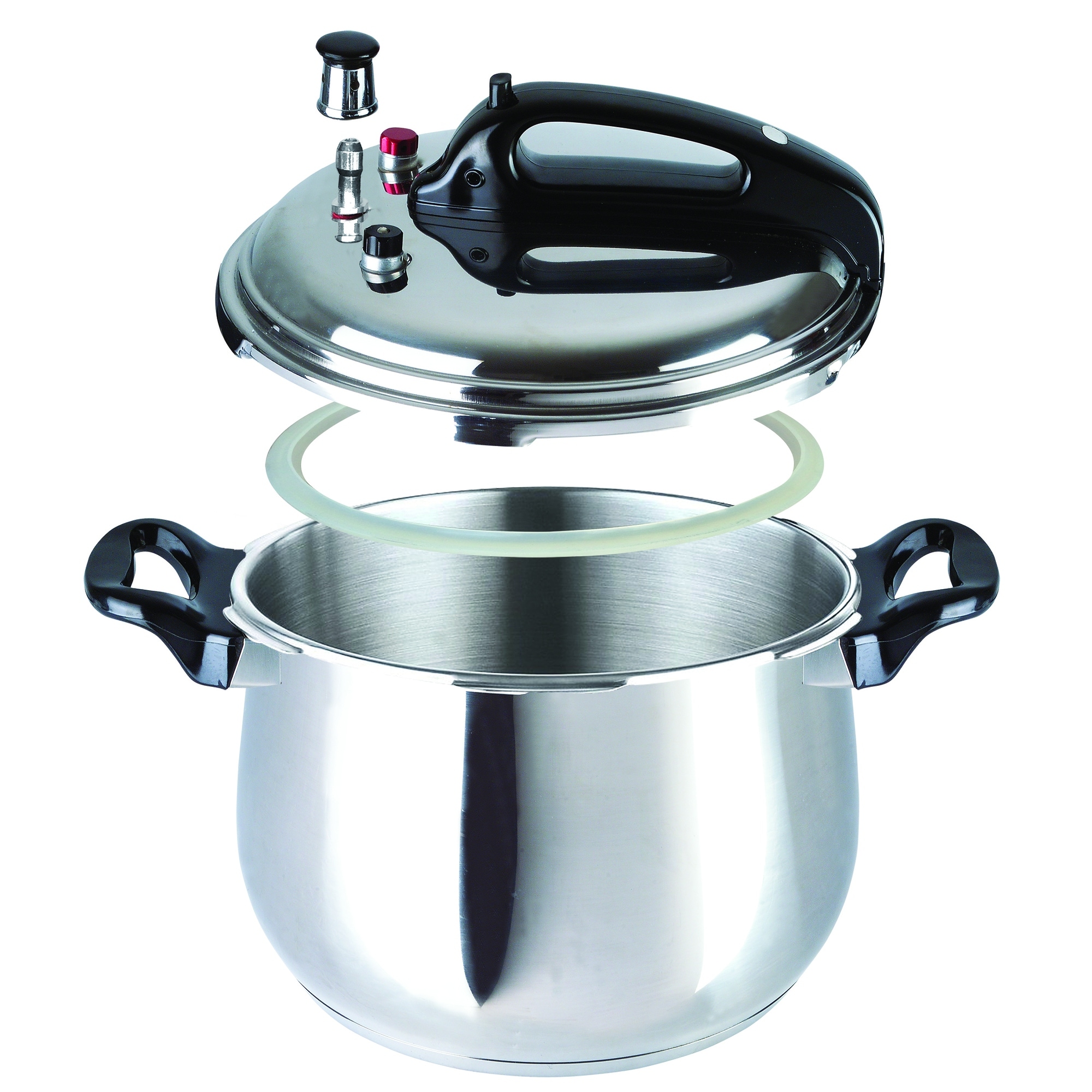 Bene Casa stainless-steel, 5.3-quart Pressure Cooker, 5-liter capacity pressure  cooker - On Sale - Bed Bath & Beyond - 33030982