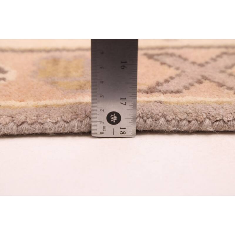 ECARPETGALLERY Hand-knotted Royal Oushak Light Grey Wool Rug - 8'10 x 12'1