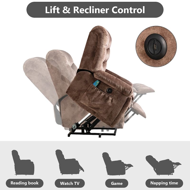 Ebello Good comfort for the elderly chair with massage heating function