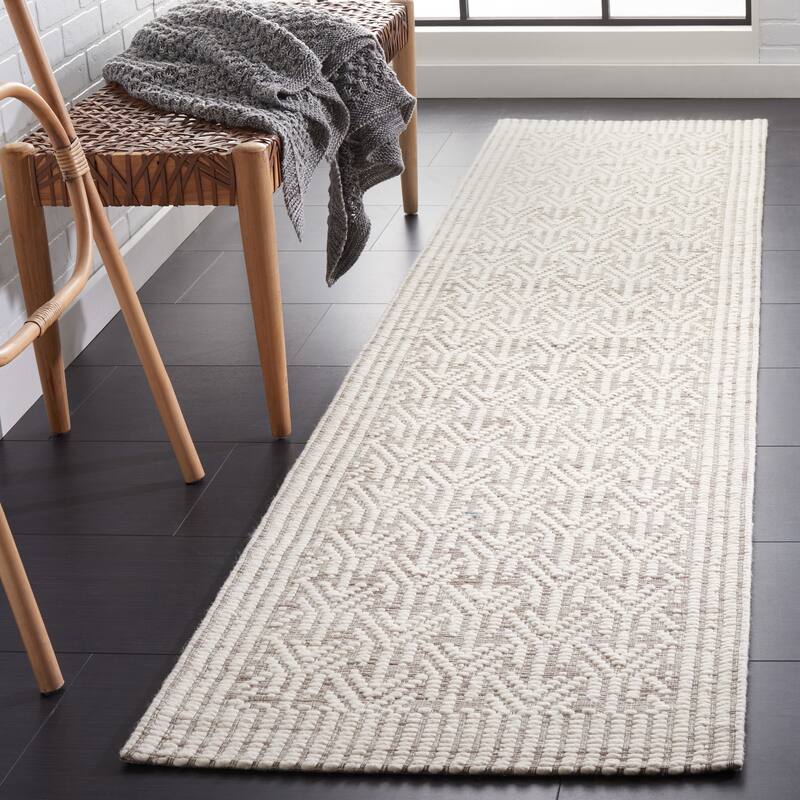 SAFAVIEH Handmade Marbella Ellice Modern Wool Rug