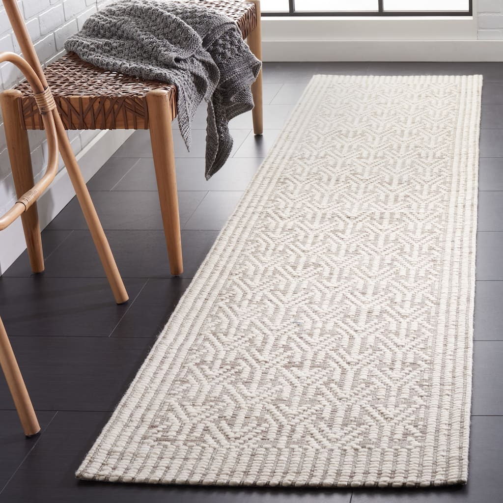 SAFAVIEH Handmade Marbella Ellice Modern Wool Rug