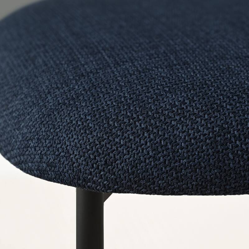 Upholstered Dining Chair With Metal Legs (Set of 2)