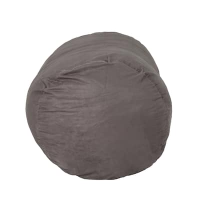 Michael 4 Foot Cylindrical Suede Bean Bag