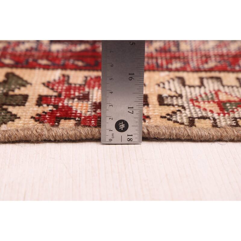 ECARPETGALLERY Hand-knotted Antalya Vintage Red Wool Rug - 4'6 x 9'2