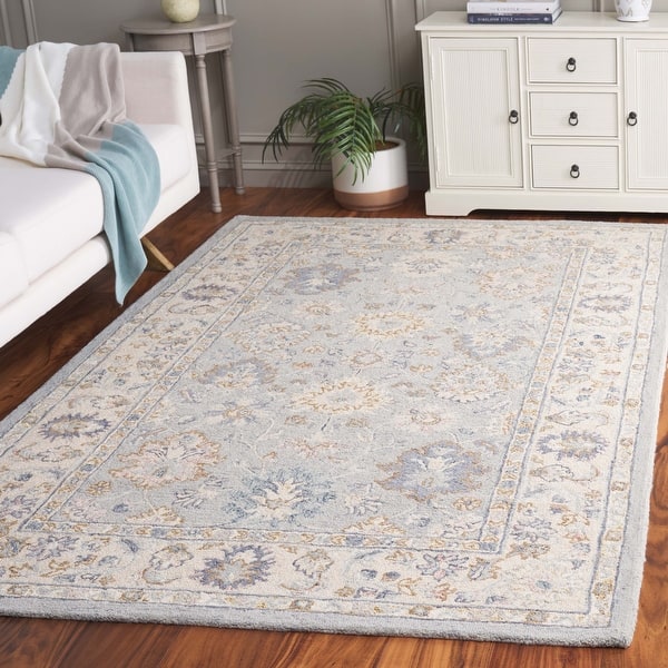 slide 2 of 7, Martha Stewart Handmade Narcisse Contemporary Wool Rug