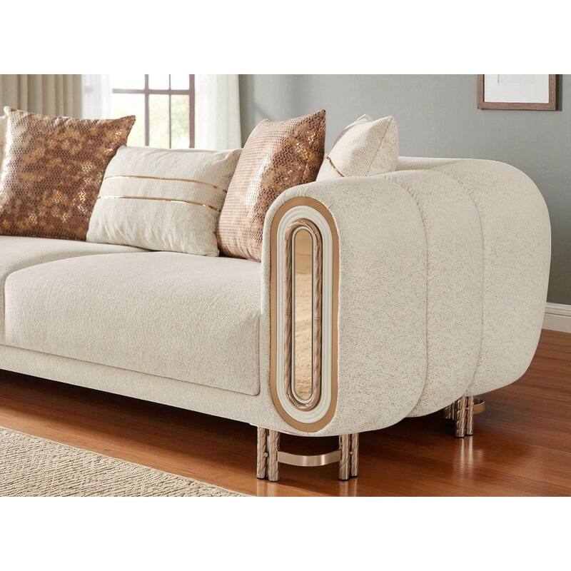 Vento 4 Pieces Living Room Sets 1 Sofa 1 Loveseat 2 Chair