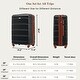 preview thumbnail 34 of 50, Luggage Set of 3, with USB Port, Cup Holder, Spinner Wheels