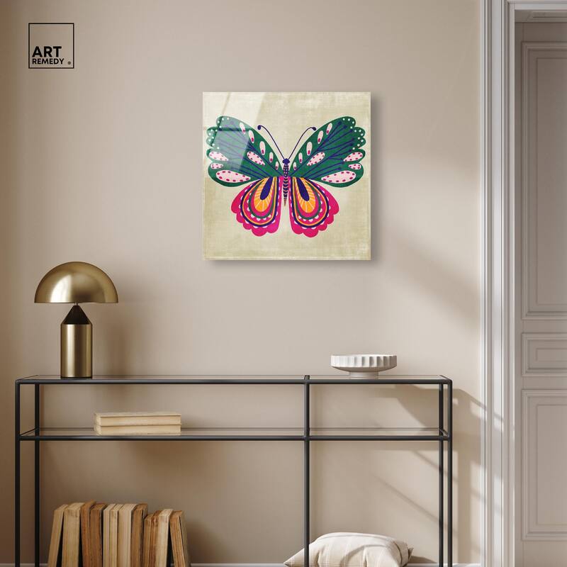 Butterfly Wings Acrylic by Art Remedy, Ready to Hang