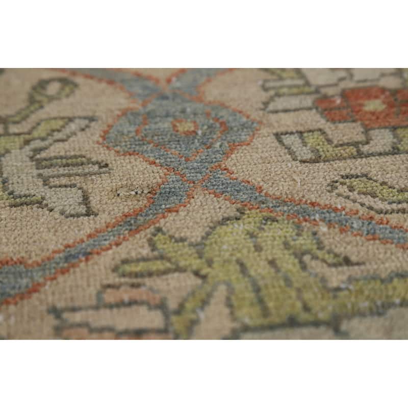 Hand Knotted Oriental 100% Wool Carpet Traditional All-Over Brown Bakhtiari Area Rug - 16' 2'' X 12' 2''