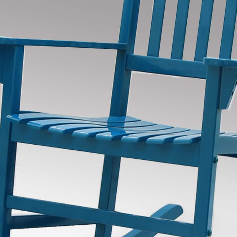 Cambridge Casual Austin Outdoor Rocking Chair - Steel Blue