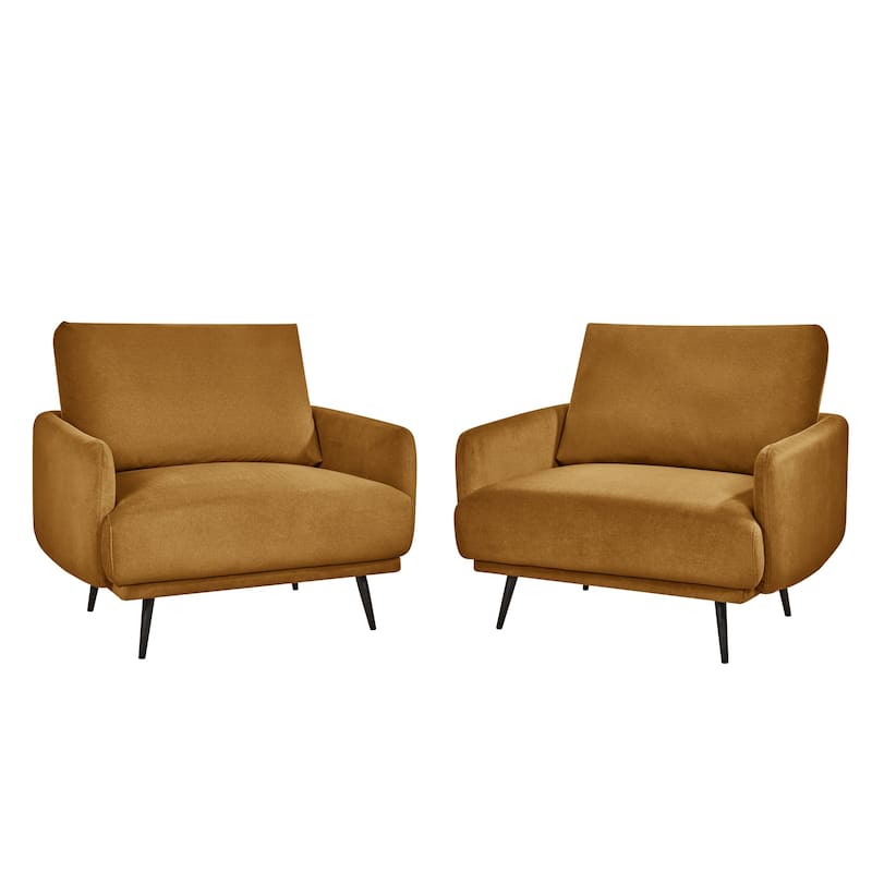 Karaka 37.5"W Oversized Armchair Leisure Sofa Accent Chair (Set of 2)