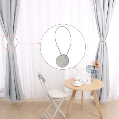 2pcs Magnetic Curtain Tiebacks 12.6" Holdback Curtain Holders