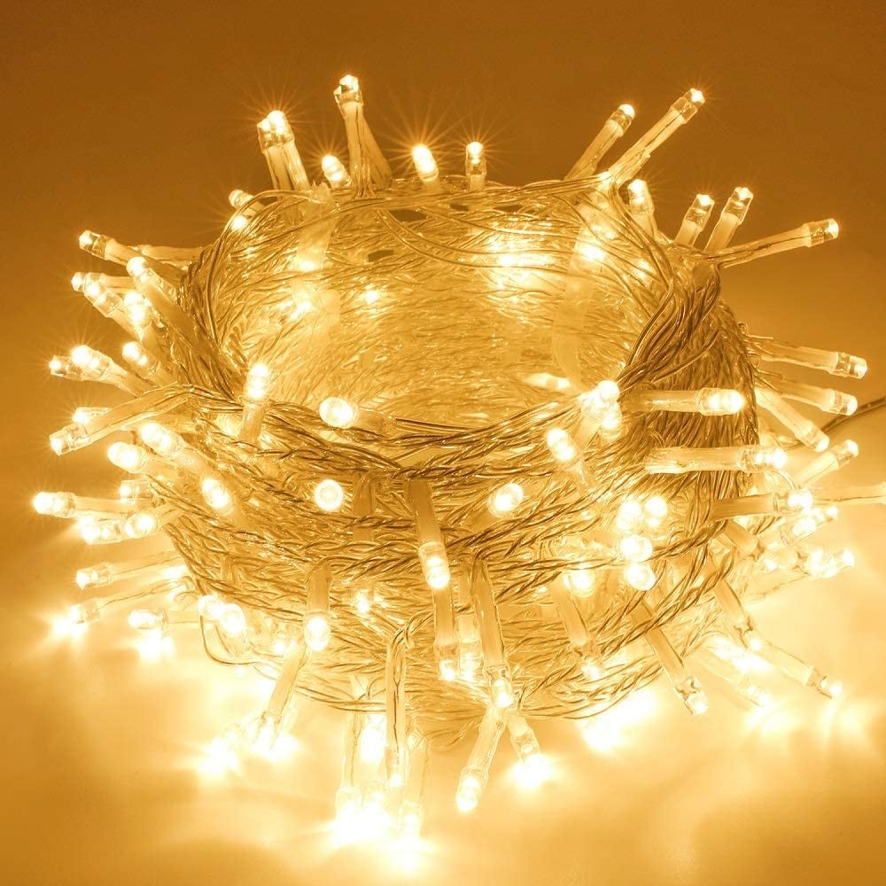  Fairy Lights with Clips, Total 240 LED with 40 Photo Clips,8  Lighting Mode USB Plug In Photo Clips String Lights for Bedroom, Dorm Decor  Photo Wall Hanging Lights for Party,Birthday,Christmas 