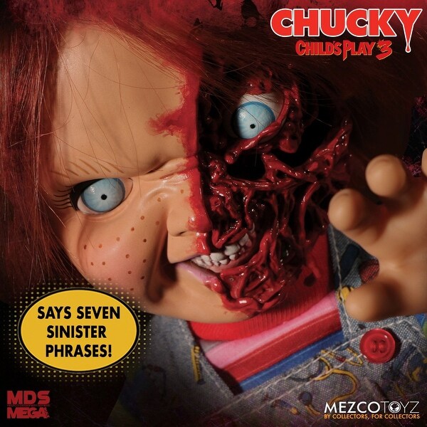 chucky pizza face doll