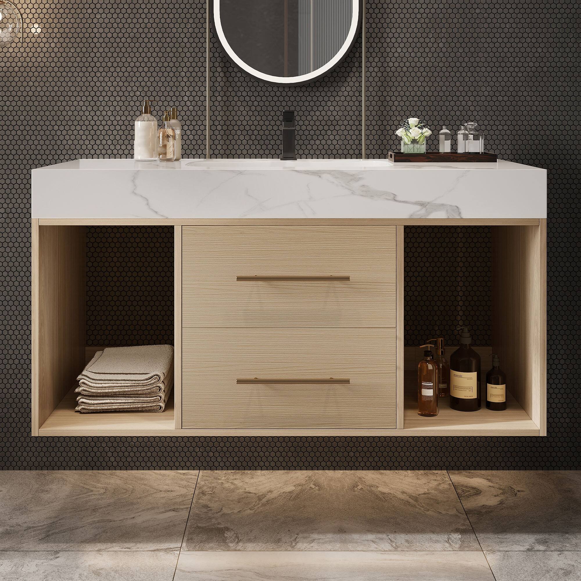 Option Light Brown Cabinet
