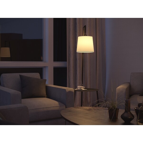 modern floor lamp with tray table