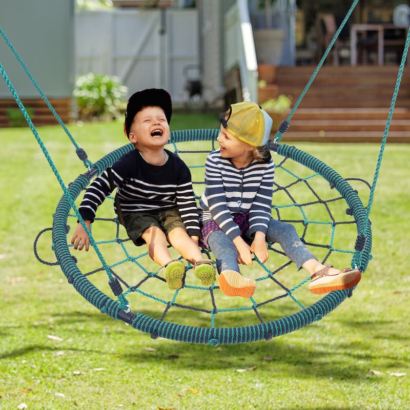 750 lbs 40'' Spider Tree Swing for Kids and Adults with 9.8 FT Swing Hanging Straps