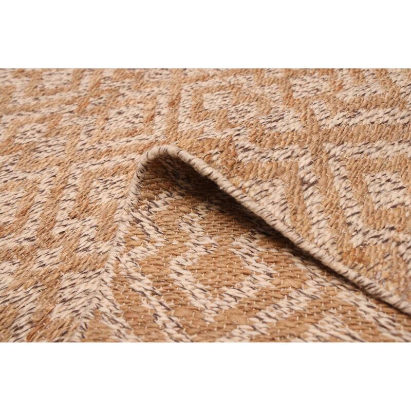 ECARPETGALLERY Flat-Weave Palas Denizli Tan Kilim - 5'3 x 7'4