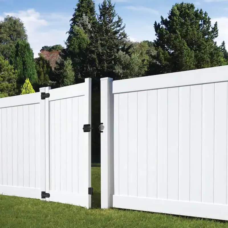 Outdoor Privacy Fence Panels/Screens, Horizontal Vinyl Privacy Fence