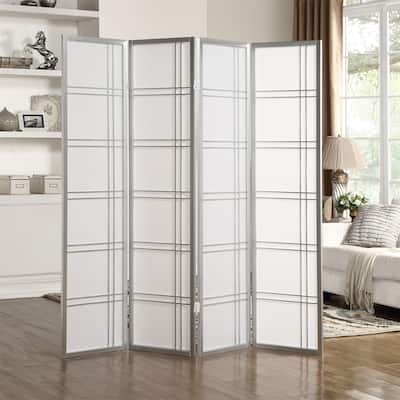 4-Panel Room Divider Screen