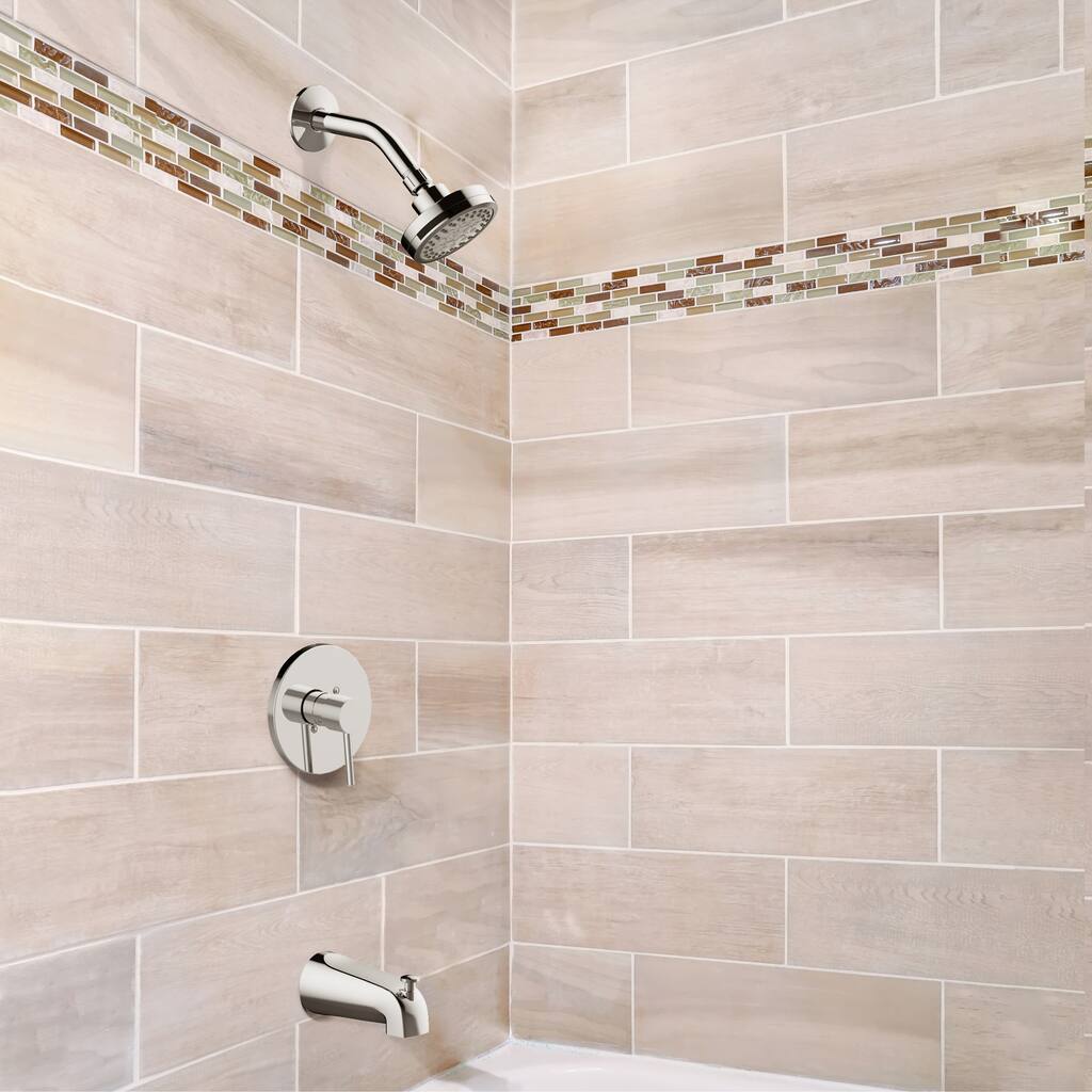 Design House 594051 Eastport II Contemporary Bath and Shower Trim