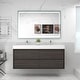 preview thumbnail 1 of 45, Morava 60" Floating Vanity with Double Sink