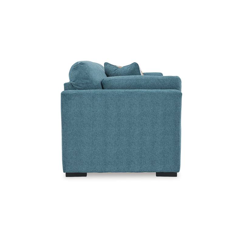 Signature Design by Ashley Keerwick Blue/Green Sofa - 94"W x 41"D x 39"H