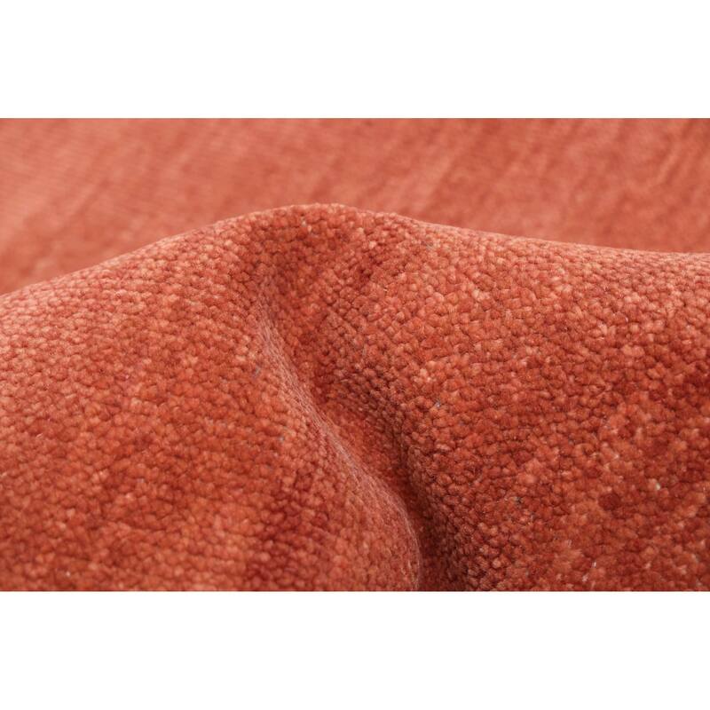 ECARPETGALLERY Hand-knotted Pak Finest Gabbeh Copper Wool Rug - 8'11 x 12'2