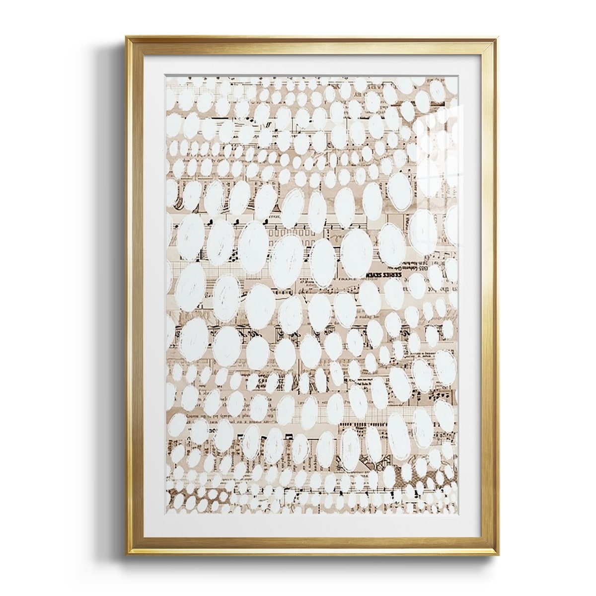 Vintage Pattern III Premium Framed Print - Ready to Hang