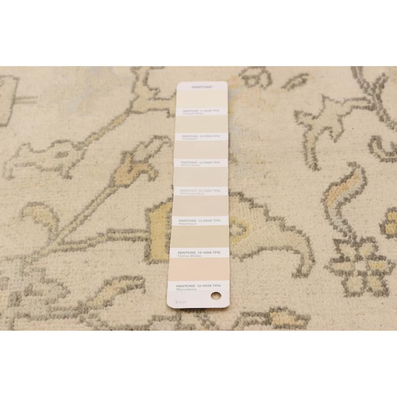 ECARPETGALLERY Hand-knotted Jamshidpour Ivory Wool Rug - 7'11 x 9'4