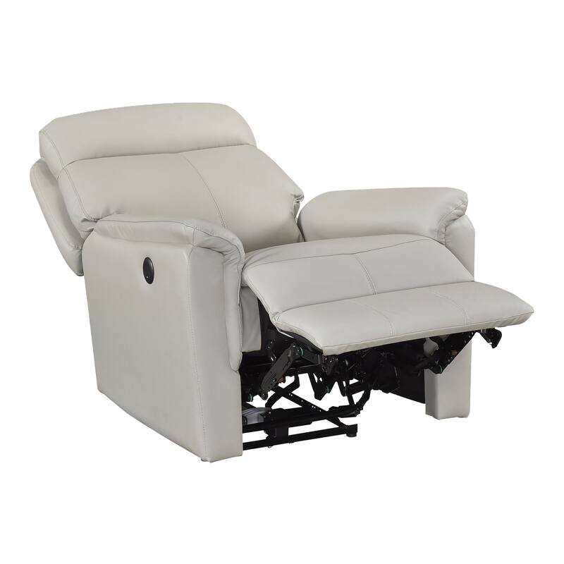 Fremont & Park Beau 33" Leather Power Reclining Chair - Power Control, Charging Ports