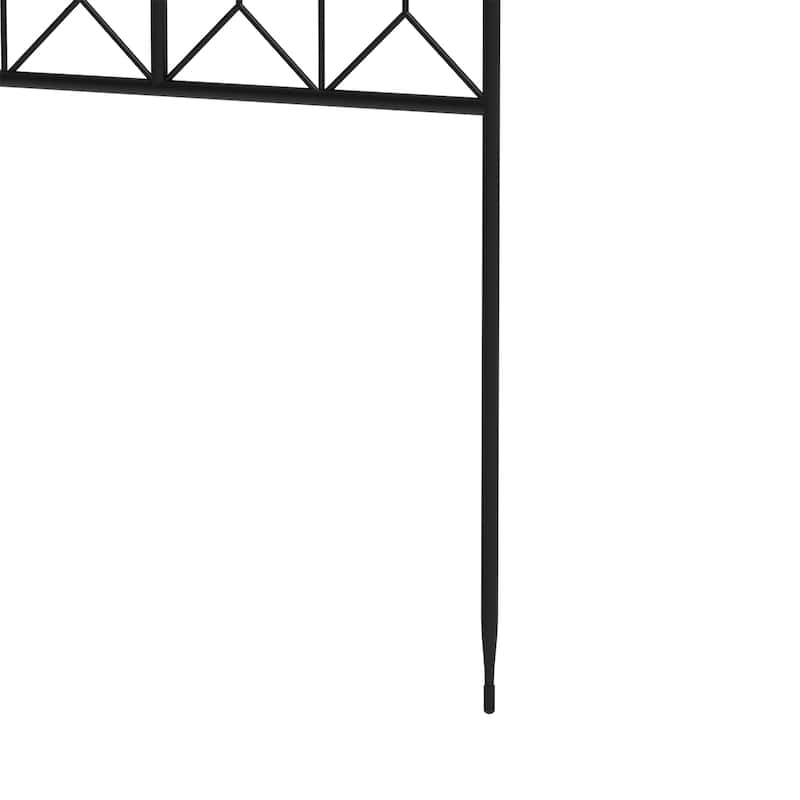 31.5"H 24"W Fence Panel Decorative Metal Fence Panel(5 PCS)