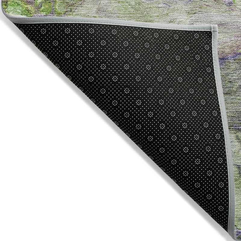 Machine Washable Indoor/ Outdoor Chantille Modern Abstract Rug
