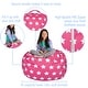 preview thumbnail 137 of 187, Kids Bean Bag Chair Cover Stuffed Animal Storage or Toy Organizer