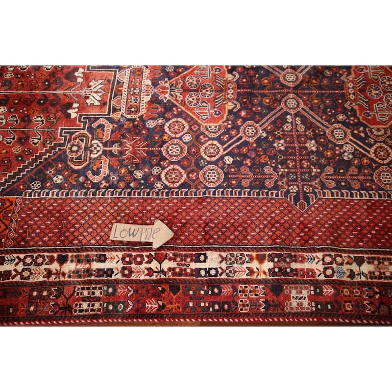 Kashkoli Persian Vintage Area Rug Handmade Wool Carpet - 5'5"x 9'1"
